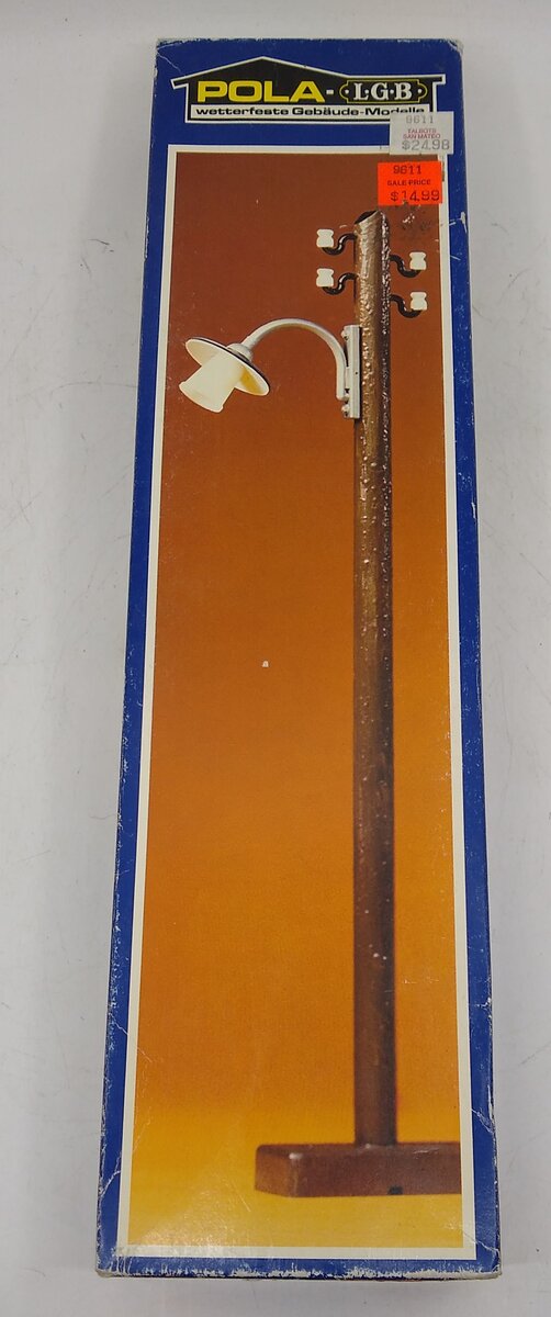 Pola 330970 G Telephone Pole w/Light