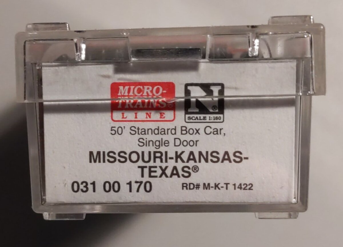 Micro-Trains 03100170 N Scale MKT Standard 50' Single Door Boxcar #1422