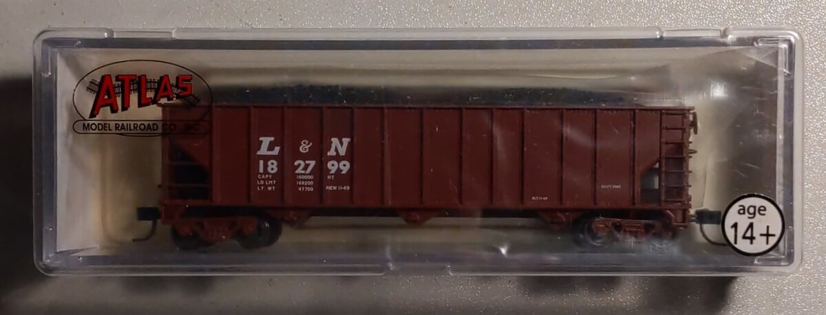 Atlas 50000318 N Scale Lousville & Nashville 90T Hopper #182799