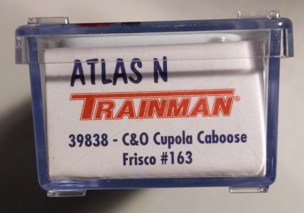 Atlas 39838 N Scale Frisco C&O Cupola Caboose #163