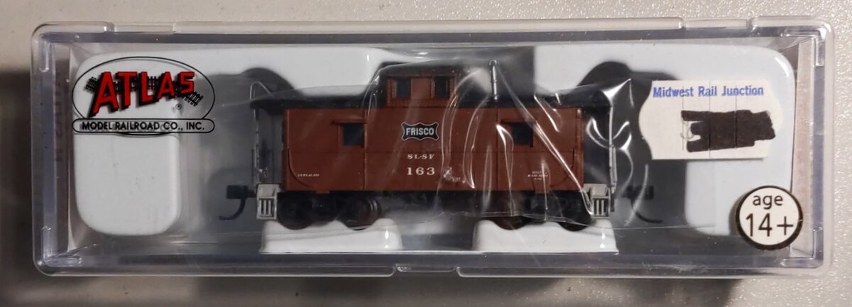 Atlas 39838 N Scale Frisco C&O Cupola Caboose #163
