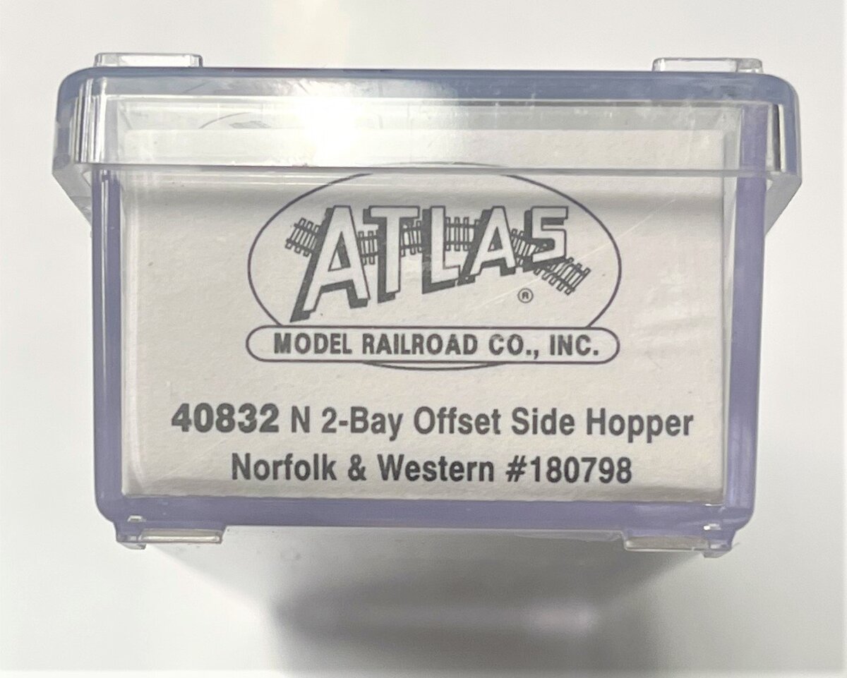 Atlas 40832 N Scale Norfolk & Western 2-Bay Offset Hopper #180798
