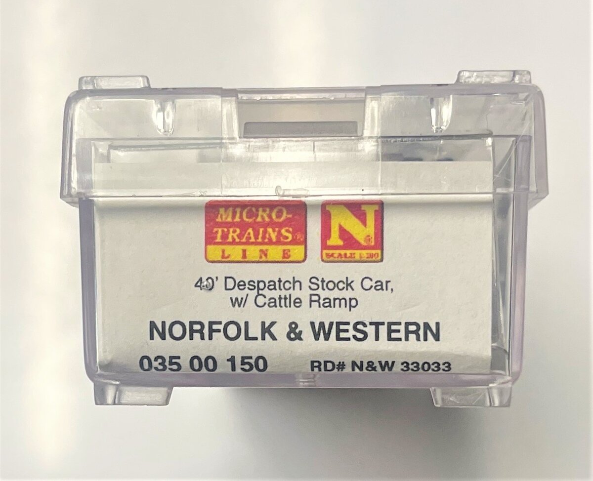 Micro-Trains 03500150 N NW 40' Despatch Stock Car with Cattle Ramp #33033