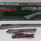 Kato 20-220 N Gauge UniTrack 19" Radius #4 Curved Left Hand Electric Turnout