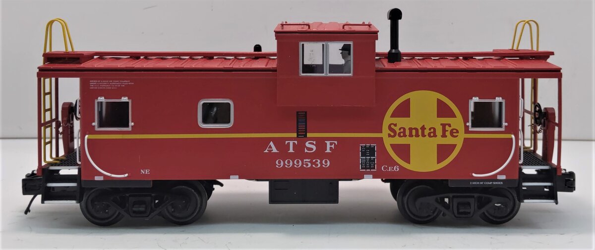 MTH 20-91674 O Gauge Santa Fe Extended Vision Caboose #999539
