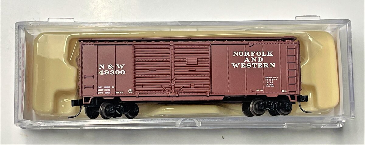 Atlas 38843 N Scale Norfolk & Western 40' DD Boxcar #49300