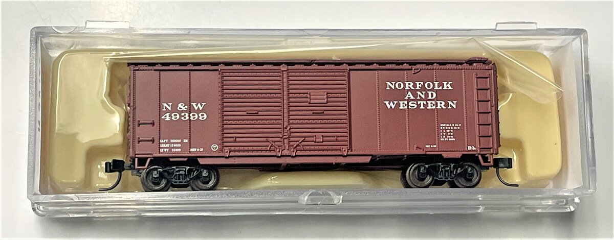Atlas 38853 N Scale 40' DD Boxcar N&W #49399