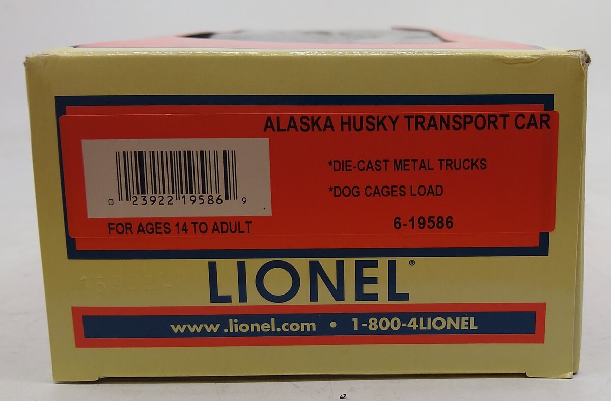 Lionel 6-19586 O-27 Alaska Railroad Husky Transport Car