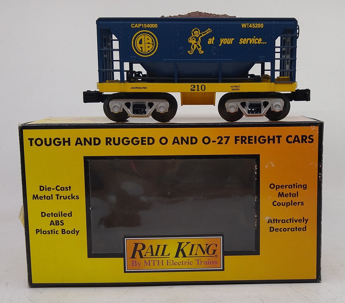 MTH 30-75358 O Gauge Alaska Ore Car w/Ore Load