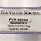 Fox Valley Models 90304 N Scale Baltimore & Ohio Wagontop Box #381604