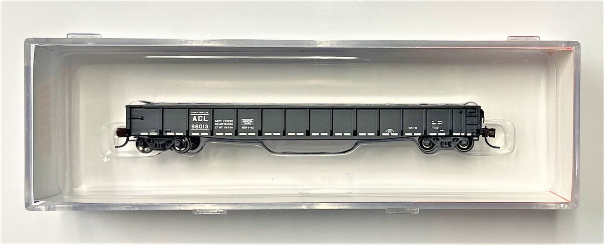 BLMA Models 14025 N Scale Atlantic Coast Line 70-Ton 52' Gondola #98013