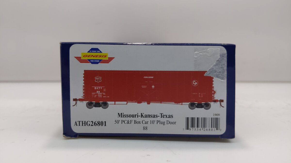 Athearn G26801 HO BKTY 50' PC&F Riveted Boxcar w/10'6" Door #88