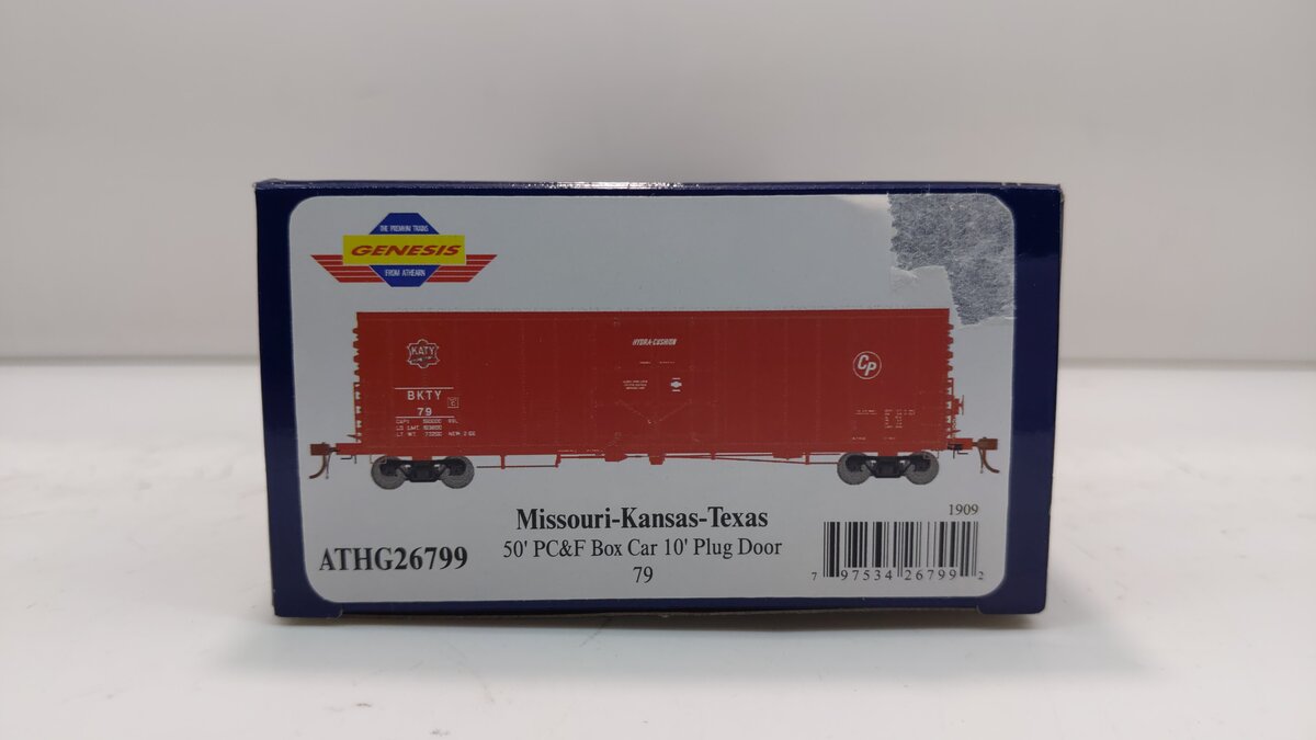 Athearn G26799 HO BKTY 50' PC&F Riveted Boxcar with 10' 6" Door #79