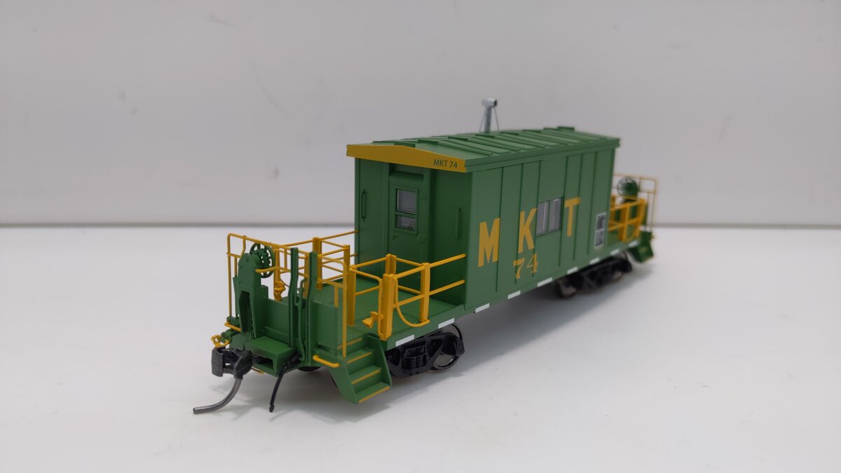 Bluford Shops 34201 HO Scale MKT Transfer Caboose W/ Short Roof #74