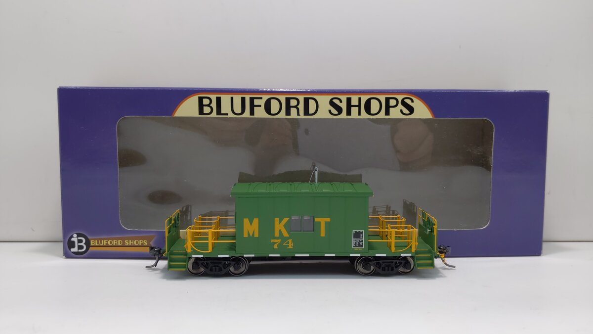 Bluford Shops 34201 HO Scale MKT Transfer Caboose W/ Short Roof #74