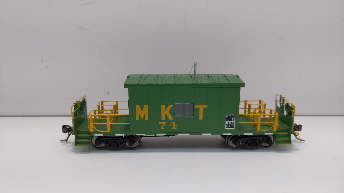 Bluford Shops 34201 HO Scale MKT Transfer Caboose W/ Short Roof #74