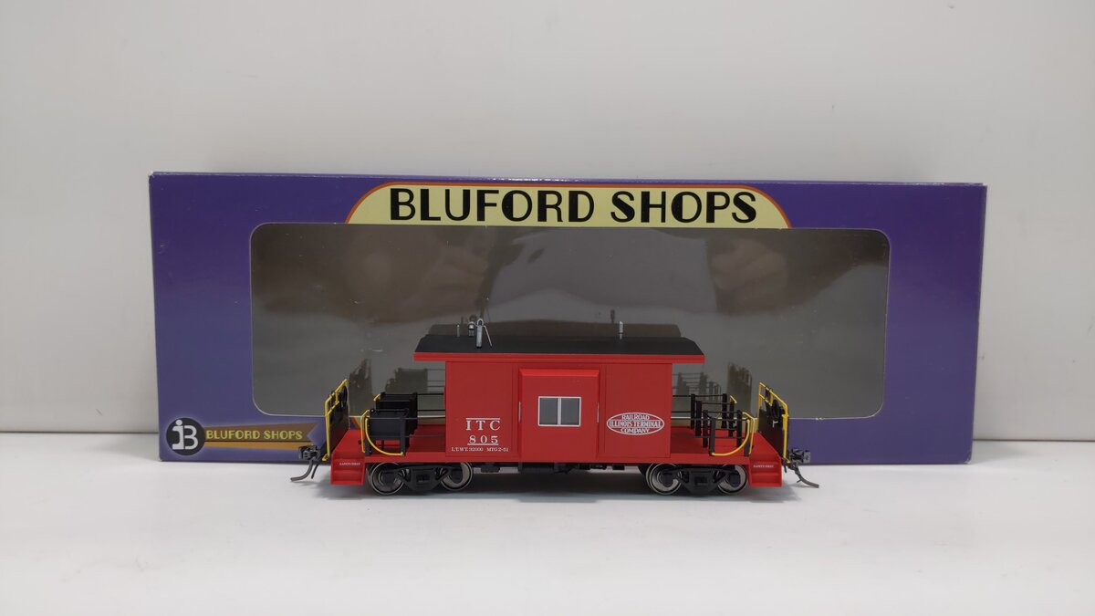 Bluford Shops 31090 HO ITC Bay Window Caboose #805