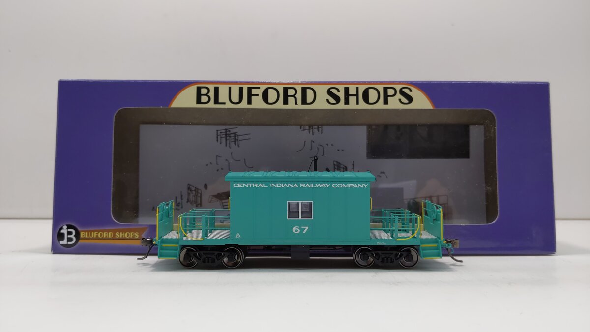 Bluford Shops 34340 HO Central Indiana Rwy Transfer Caboose #67