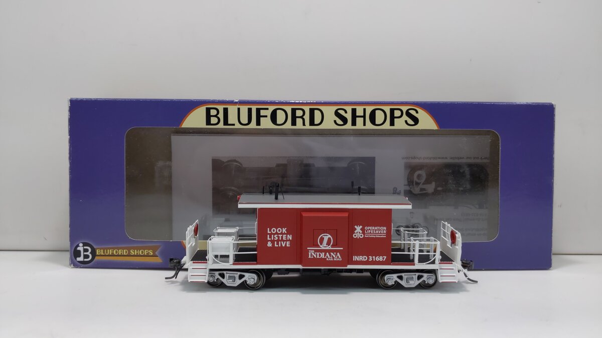 Bluford Shops 31150 HO Indiana Bay Window Caboose #31687