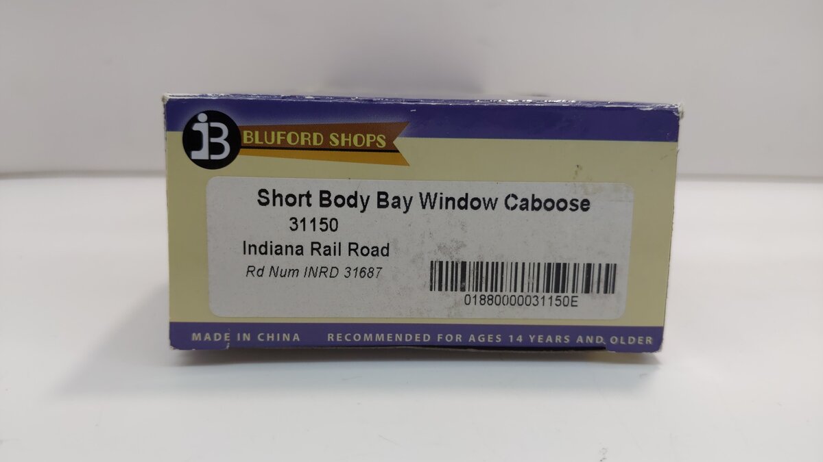 Bluford Shops 31150 HO Indiana Bay Window Caboose #31687