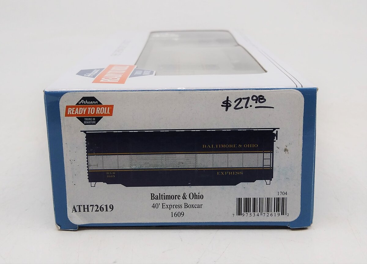 Athearn 72619 HO Baltimore & Ohio RTR 40' Express Box #1609