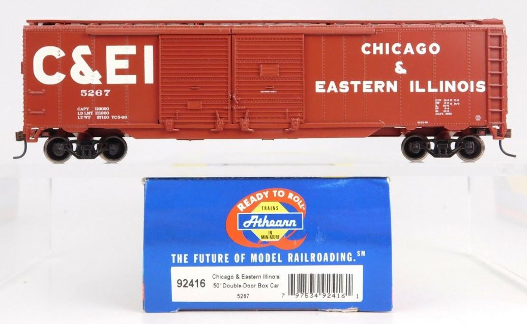 Athearn 92416 HO C&EI RTR 50' Double Door Box #5267