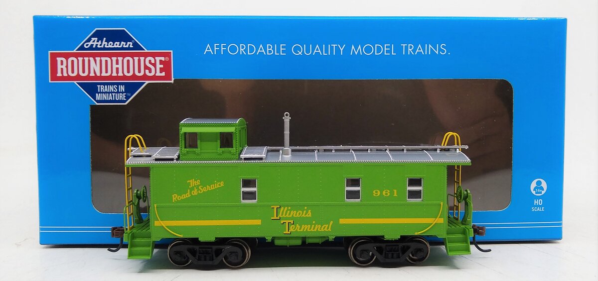 Roundhouse 90136 HO Illinois Terminal Cupola Caboose #961