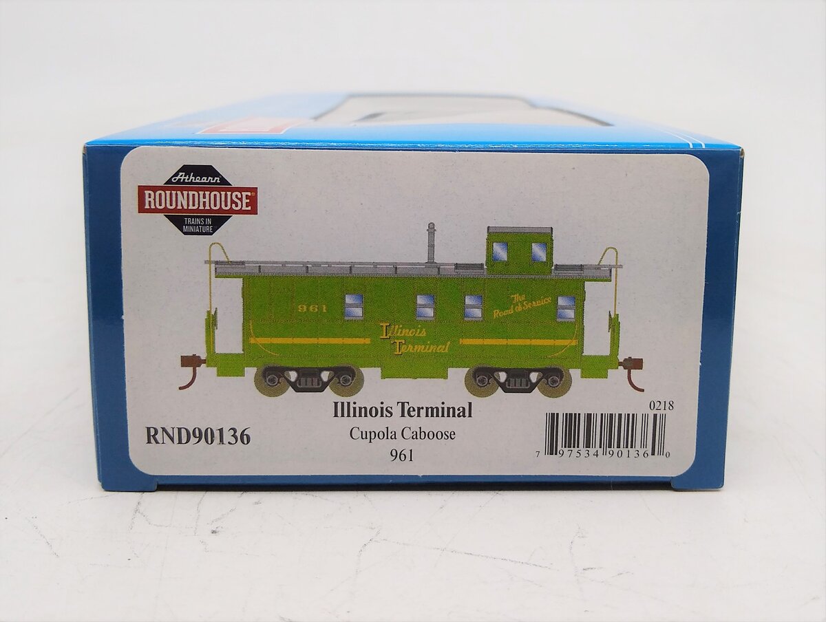 Roundhouse 90136 HO Illinois Terminal Cupola Caboose #961