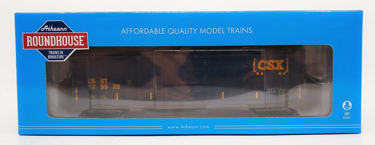 Roundhouse 14824 HO CSX 50' ACF Outside Post Box Car #129928