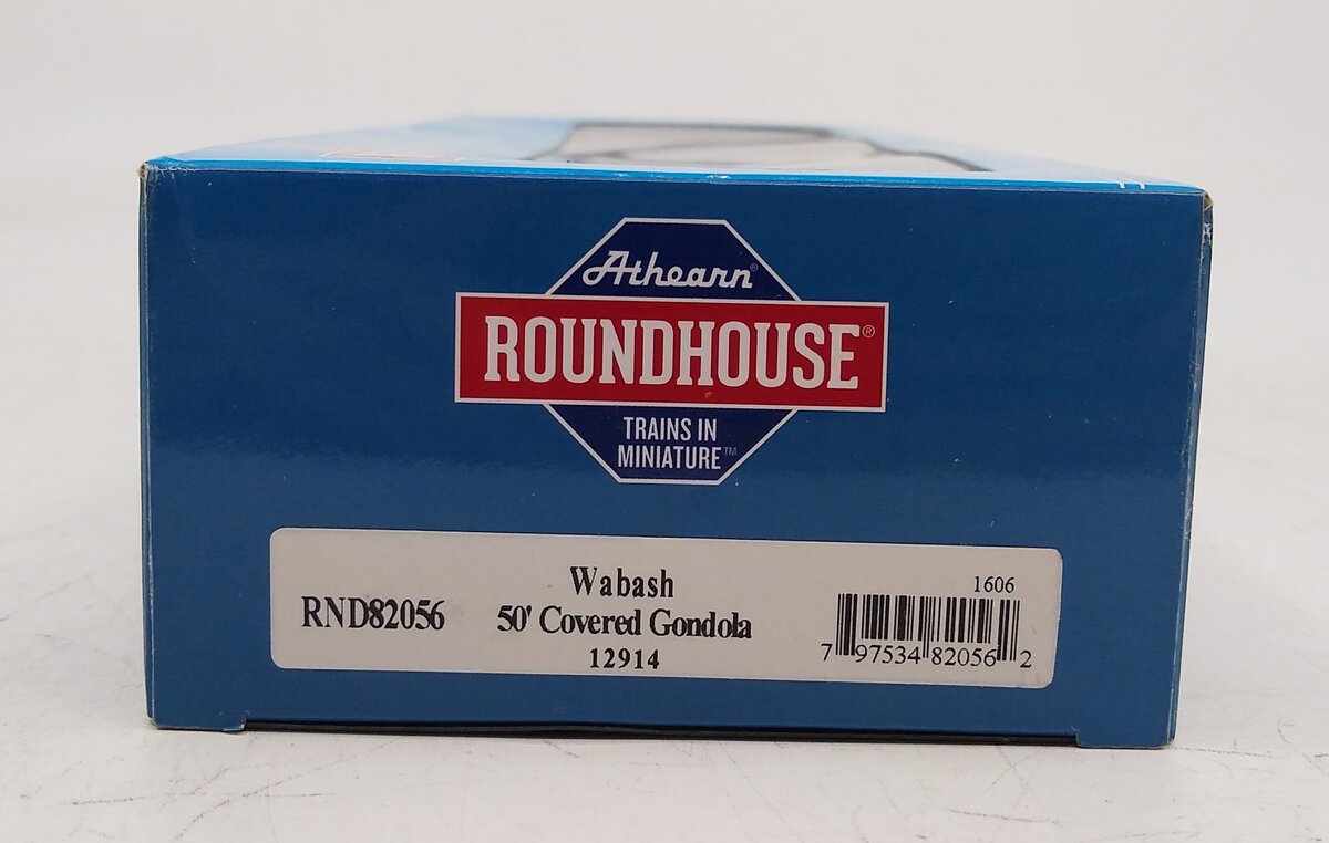 Roundhouse 82056 HO Wabash 50' Covered Gondola #12914