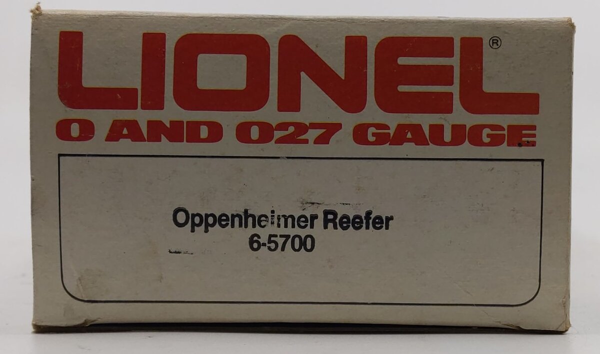 Lionel 6-5700 O Gauge Oppenheimer Woodside Reefer