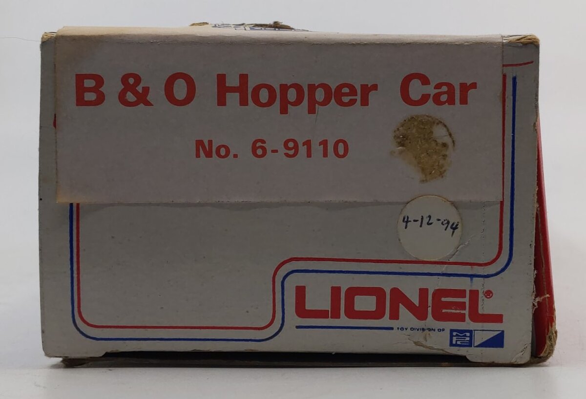 Lionel 6-9110 O Gauge Baltimore & Ohio Quad Hopper