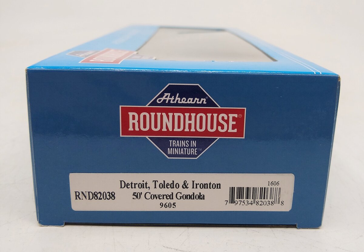 Roundhouse 82038 HO Detroit, Toledo & Ironton 50' Covered Gondola #9605