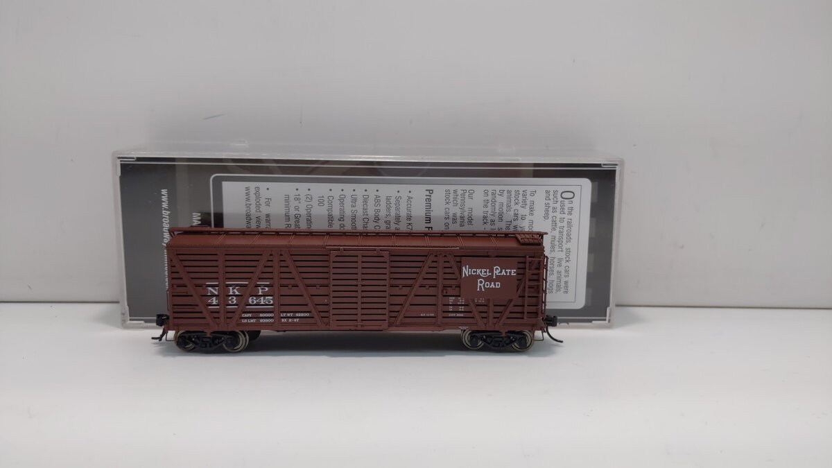 Broadway Limited 5885 HO Nickel Plate Road Hog Sounds K7 Stock Car #43645