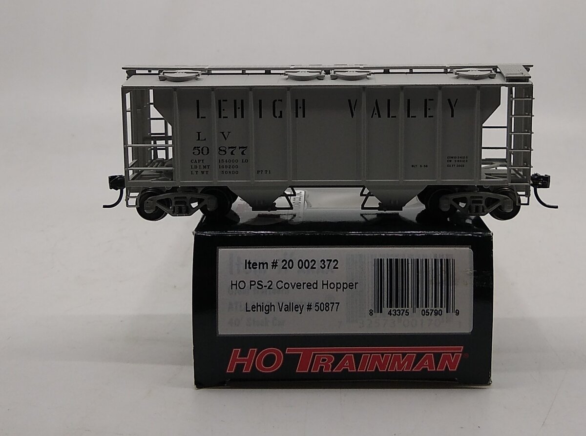 Atlas 20002372 HO Lehigh Valley Trainman PS-2 Covered Hopper #50877