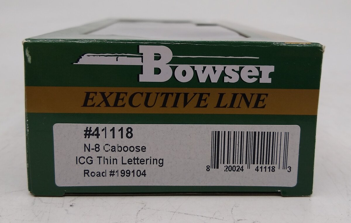 Bowser 41118 HO Illinois Central Gulf PRR N8 Caboose Executive Line #199104