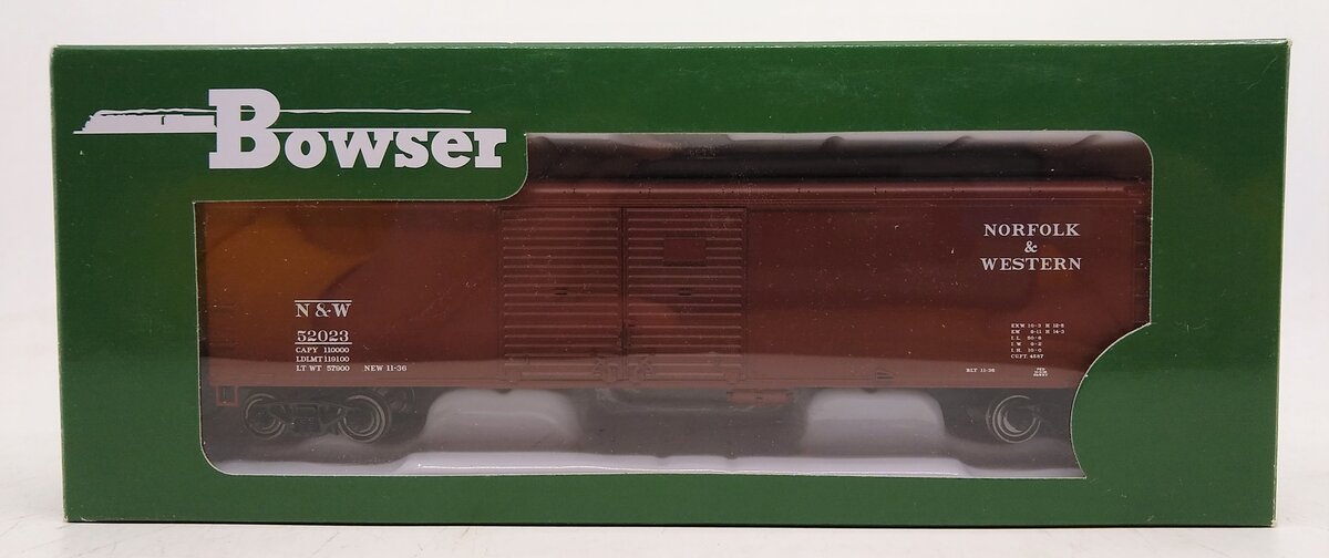 Bowser 41628 HO Norfolk & Western X32 Boxcar #52023