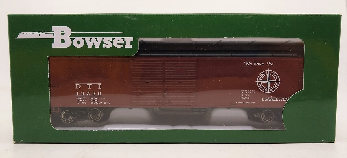 Bowser 41624 HO Detroit, Toledo & Ironton RTR X32 4 Door Box Car #13539