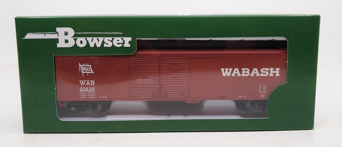 Bowser 41645 HO Wabash X32 4 Door Box Car Ready-To-Run #21030