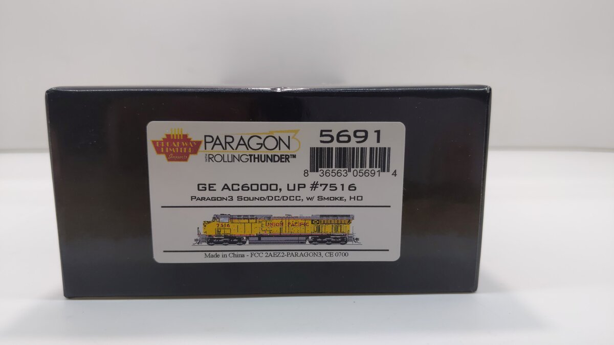 Broadway Limited 5691 HO UP GE AC6000 Diesel Loco w/Sound #7516 DC And DCC