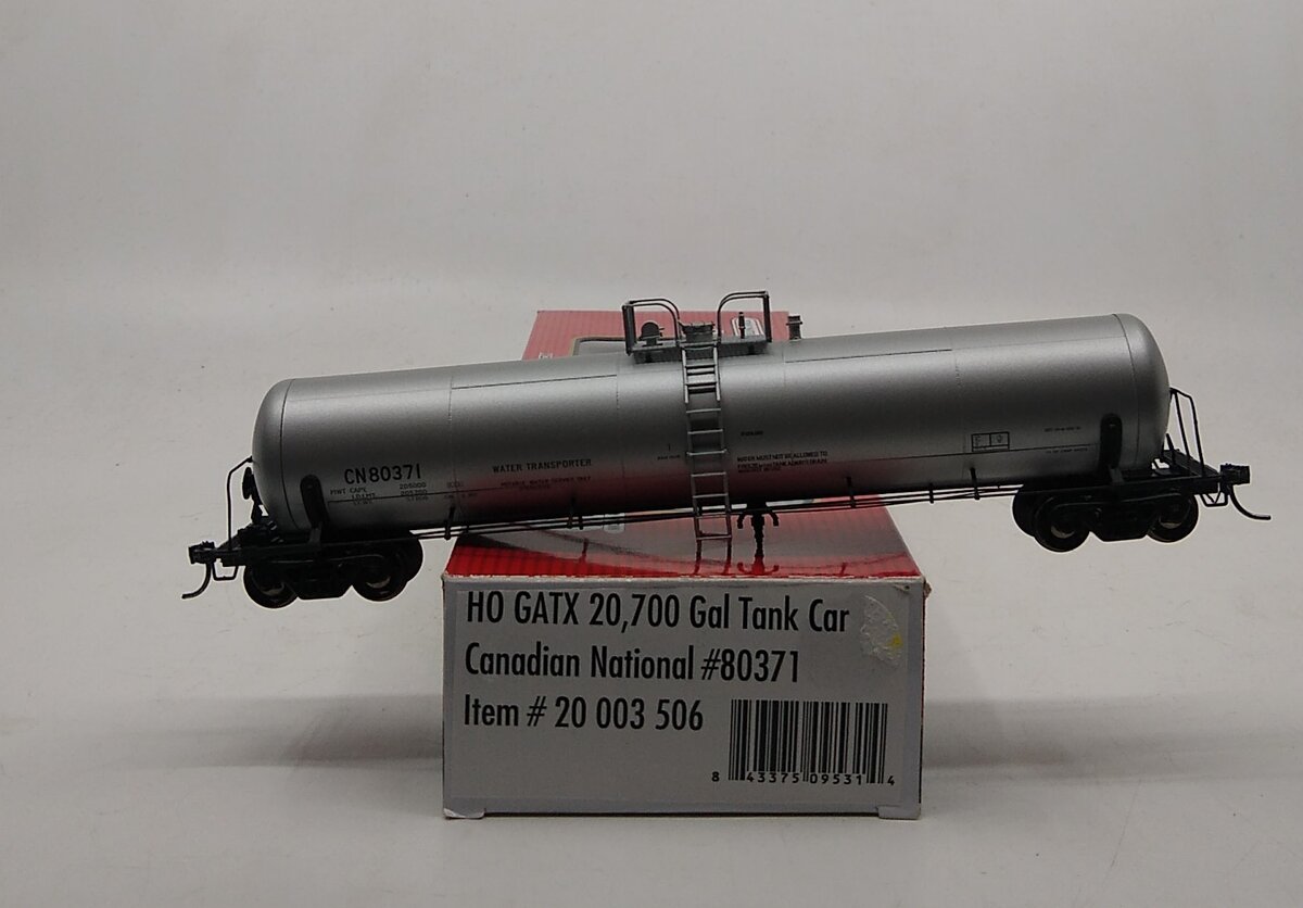 Atlas 20003506 HO Canadian National GATX 20,700-Gallon Tank Car #80371