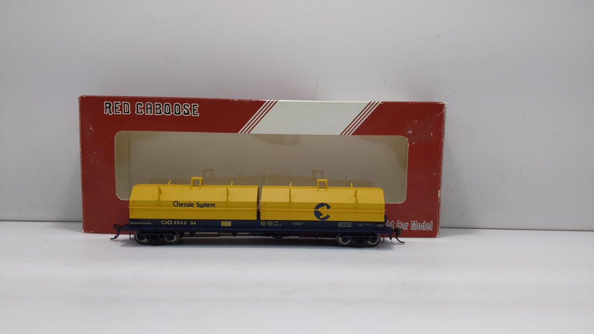 Red Caboose 629-32530 HO Scale Chesapeake And Ohio Coil Car #306684