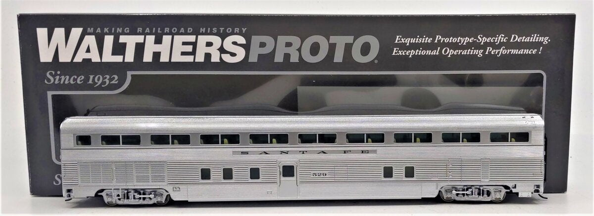 Walthers 920-9622 HO Atchison Topeka Santa Fe 85' Budd 68-Seat Coach #529