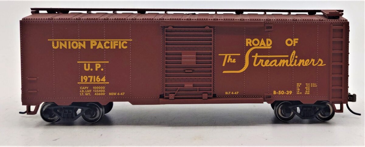 Bachmann 15002 HO Union Pacific 40' Steam Era Box Car #197164