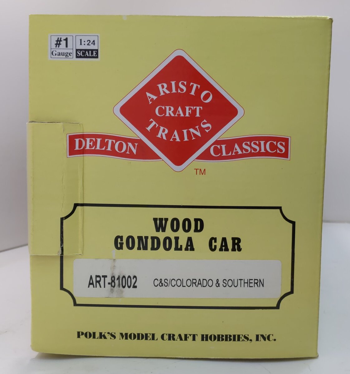 Aristo-Craft 81002 C&W Wood Gondola # 81002