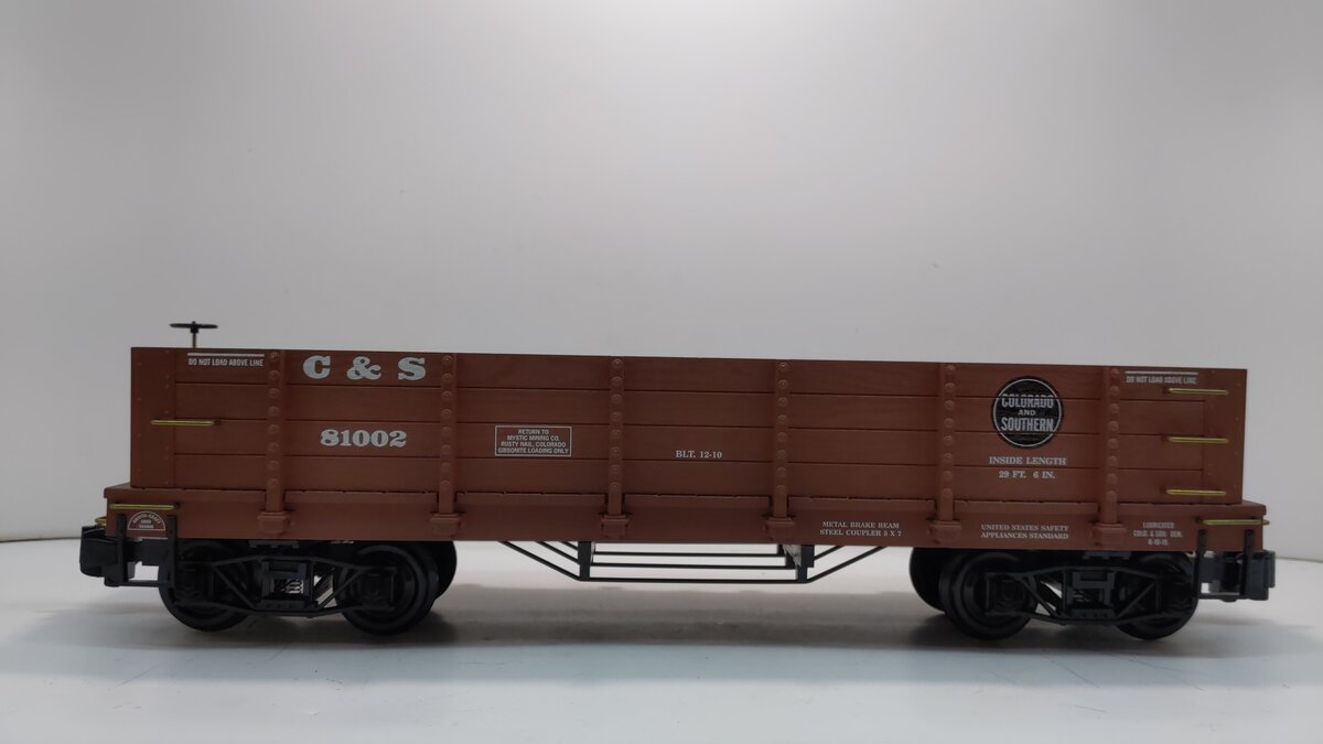 Aristo-Craft 81002 C&W Wood Gondola # 81002