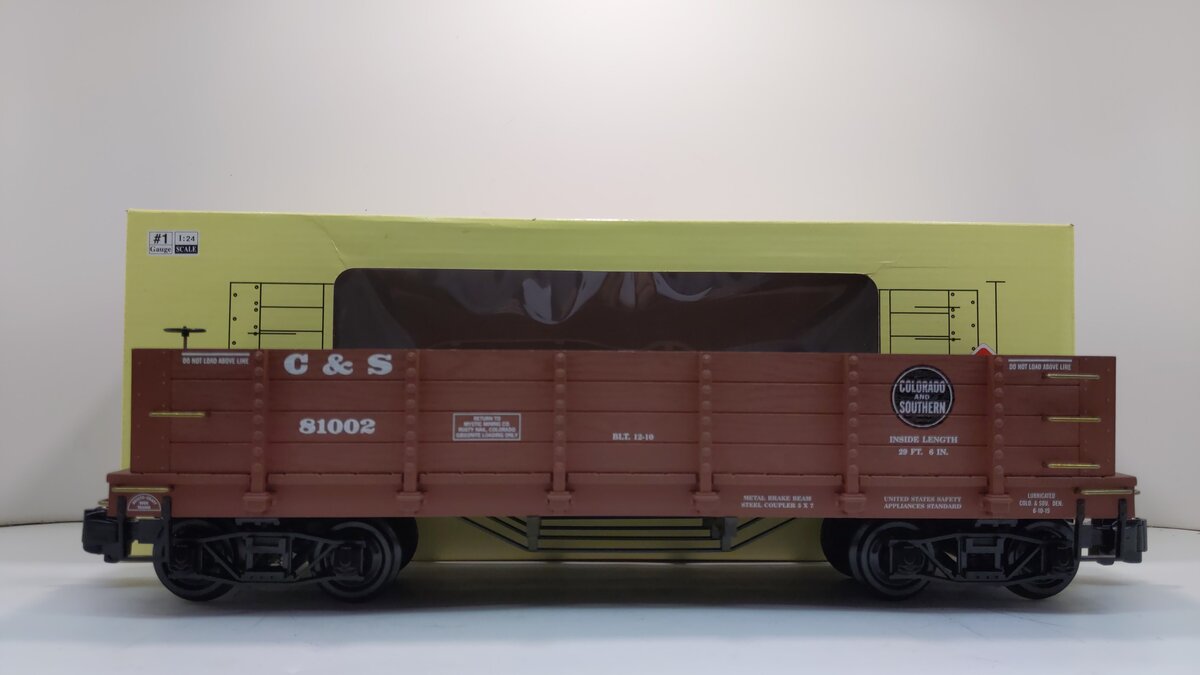 Aristo-Craft 81002 C&W Wood Gondola # 81002