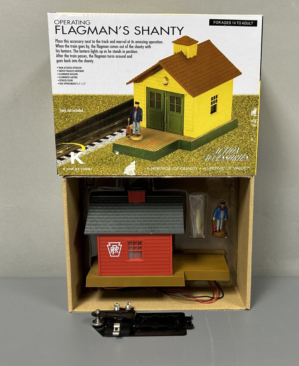 Lionel 6-22412 O PRR Operating Flagman's Shanty