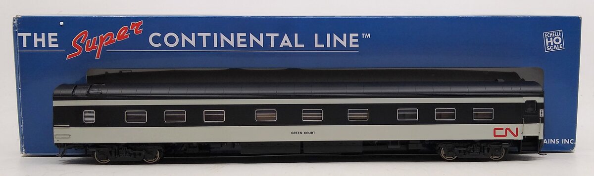 Rapido Trains 113011 HO Canadian National Post War 6-4-6 Sleeper(Green Court)