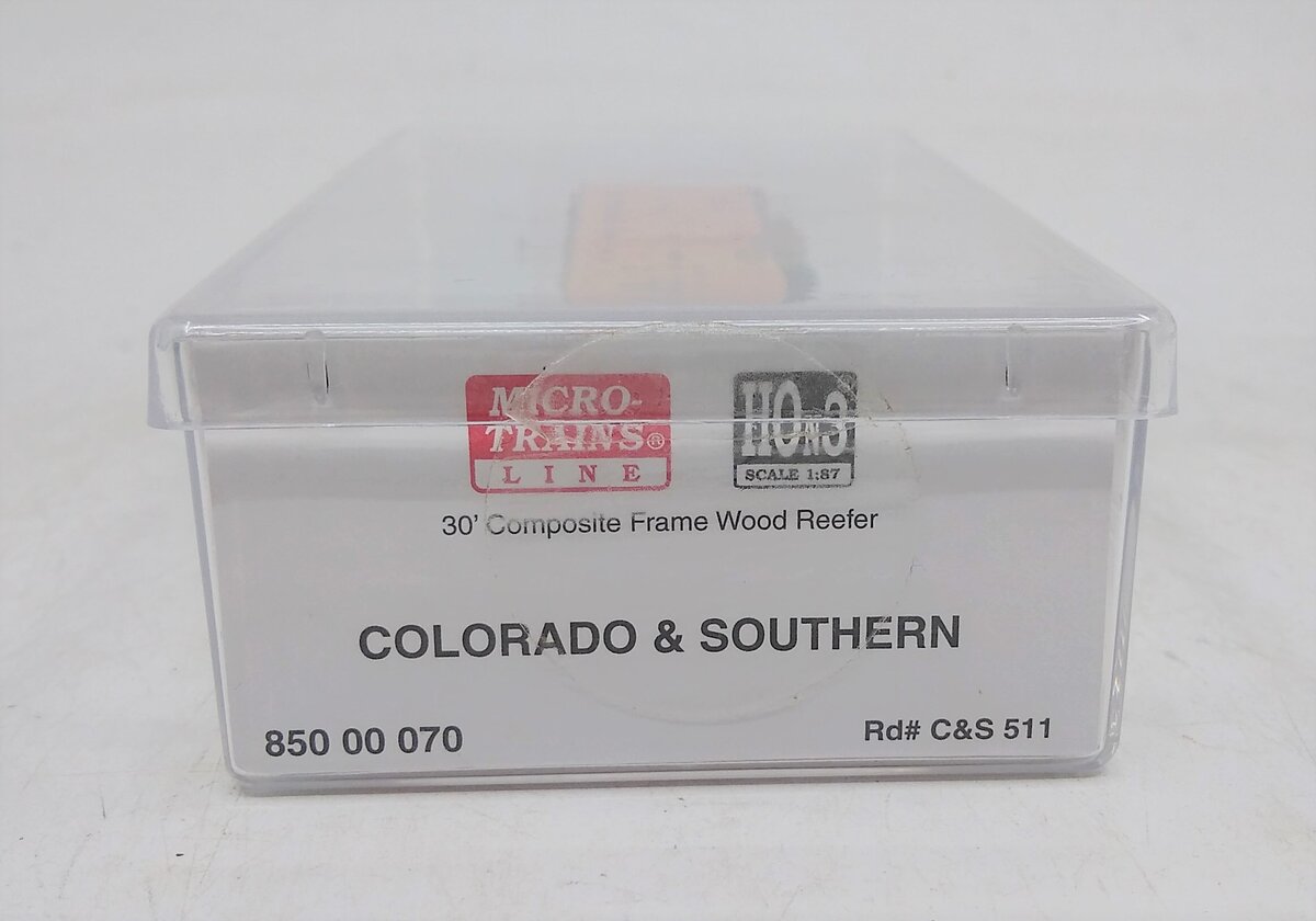 Micro-Trains 85000070 HOn3 Colorado & Southern 30' Composite Frame Reefer #511
